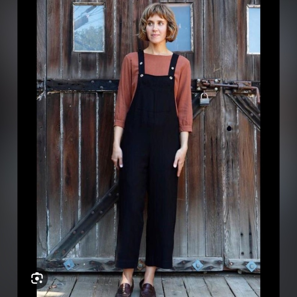 Me & Arrow Linen Overalls - image 3